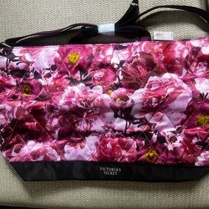 Victoria secret large flower bag